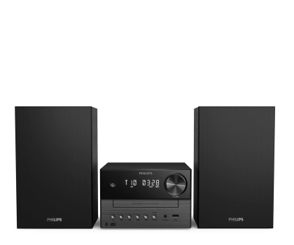 Wieża stereo Philips TAM3505M2/12 Czarna, DAB+, Bass Reflect